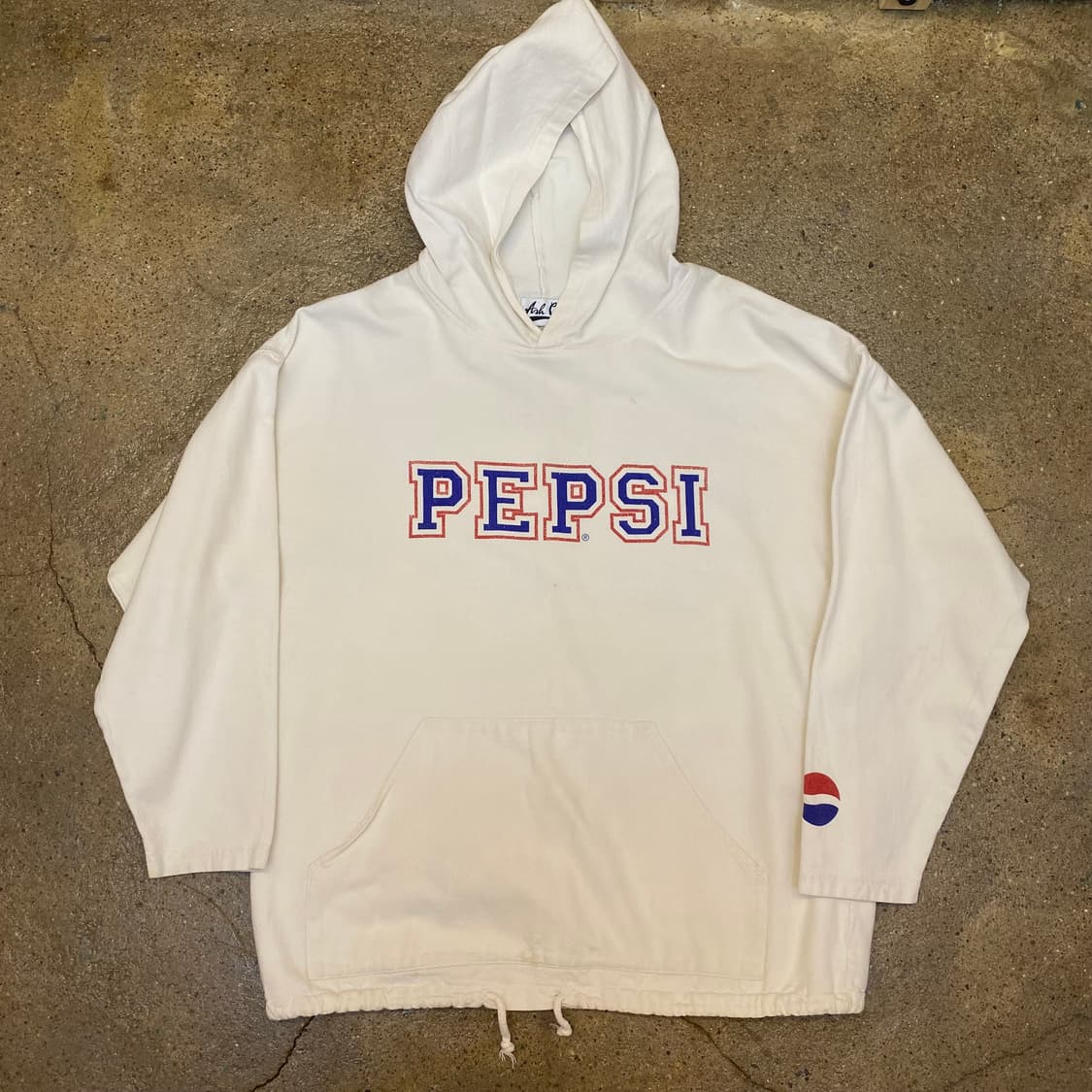 USA 미국 빈티지 펩시 콜라 화이트 후드티 상품이미지1