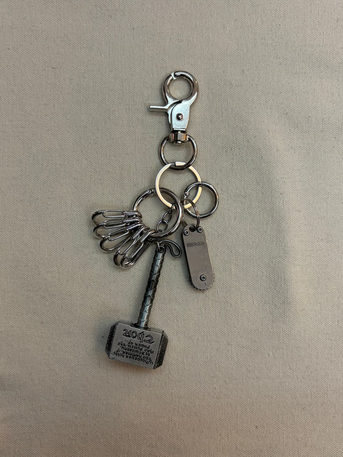 메탈 해머 & 미니 나이프 멀티 키링 상품이미지1