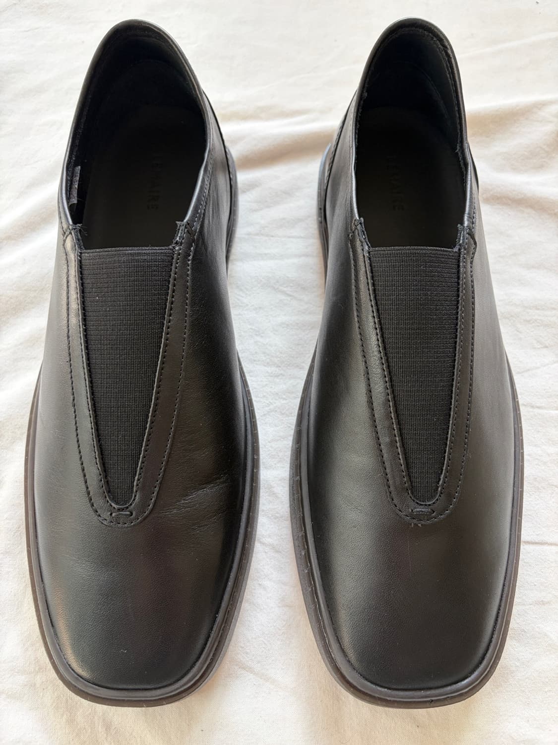 르메르 리놀륨 베이직 엘라스틱 트레이너 블랙  Lemaire  상품이미지5