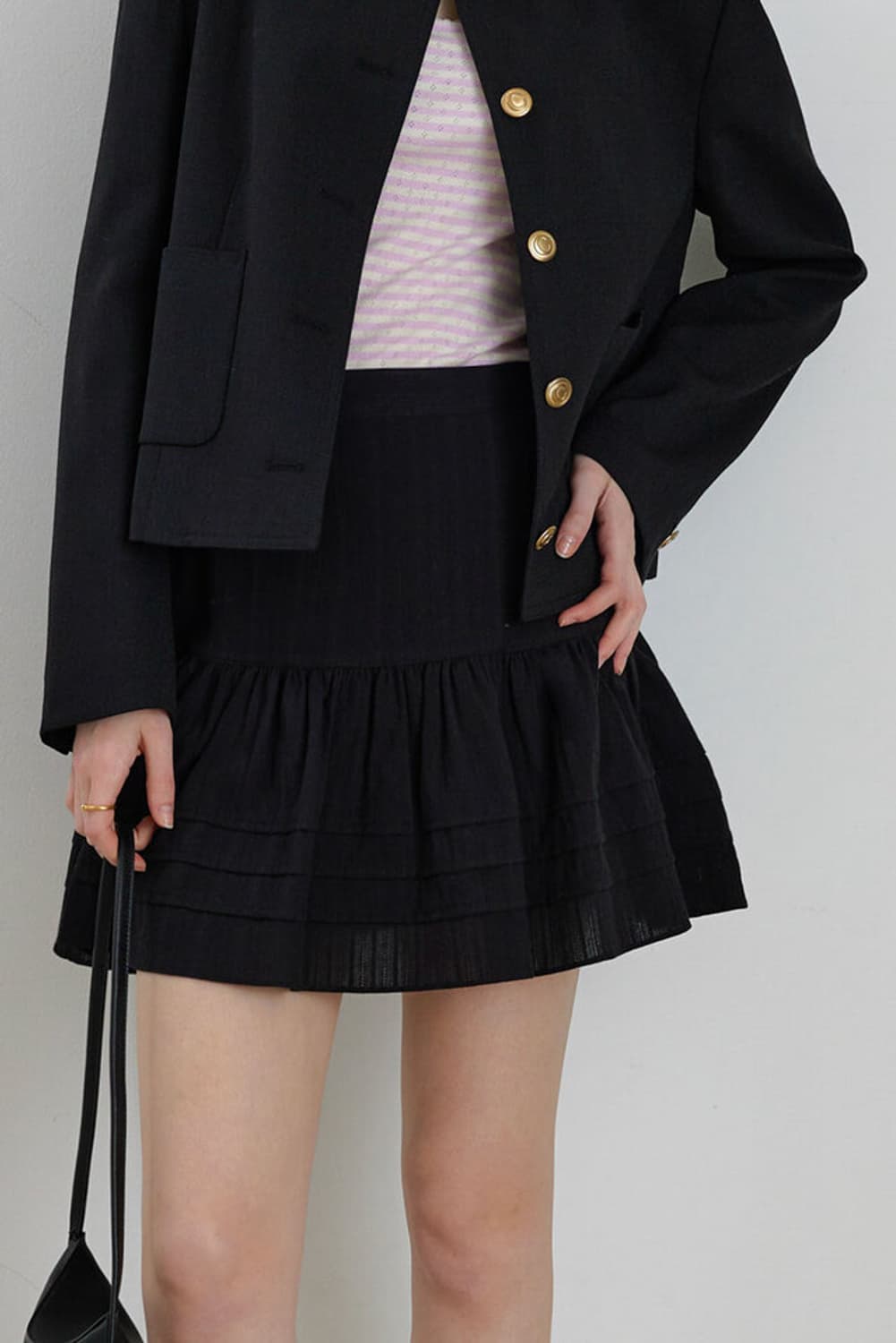 W컨셉 샤드라마 고윤정 핀턱 레이스 스커트 택달린 새상품 팝니다 :) 상품이미지1