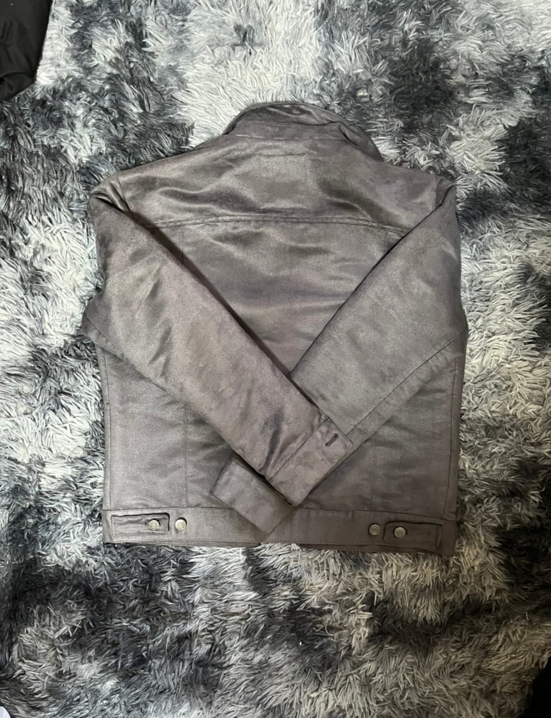 탑텐 그레이 스웨이드 자켓 상품이미지2