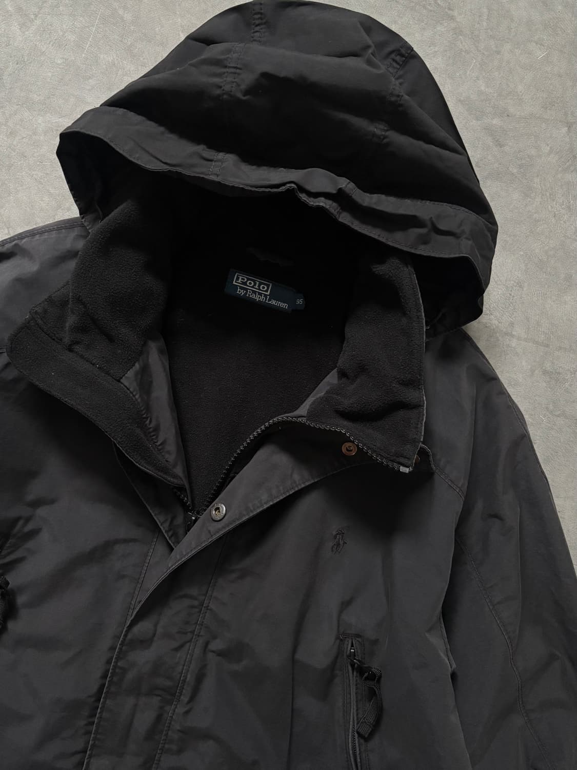 Polo 폴로 블랙 후드 자켓 상품이미지4