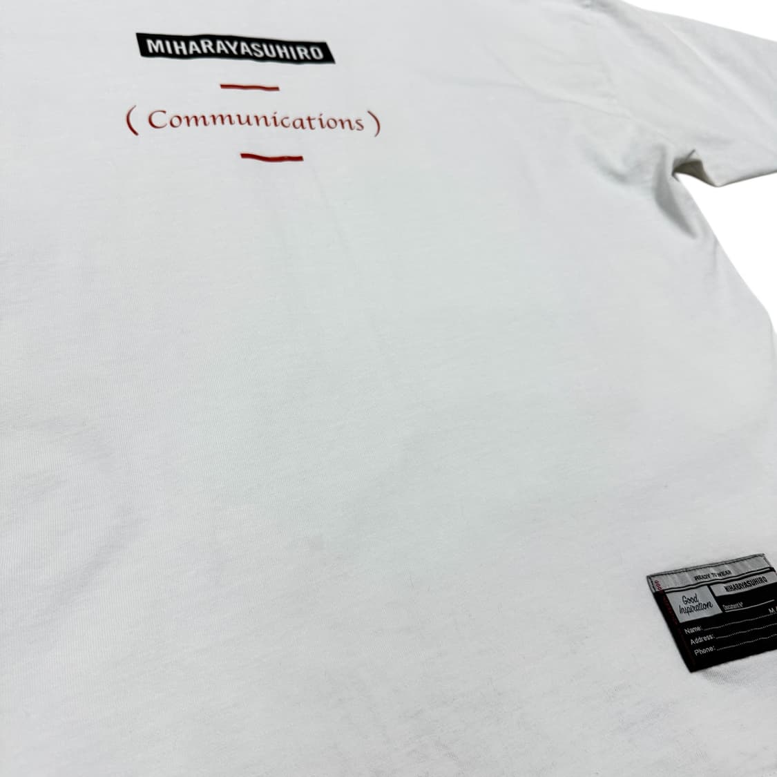 미하라야스히로 X GU 반팔티 화이트 M 상품이미지5