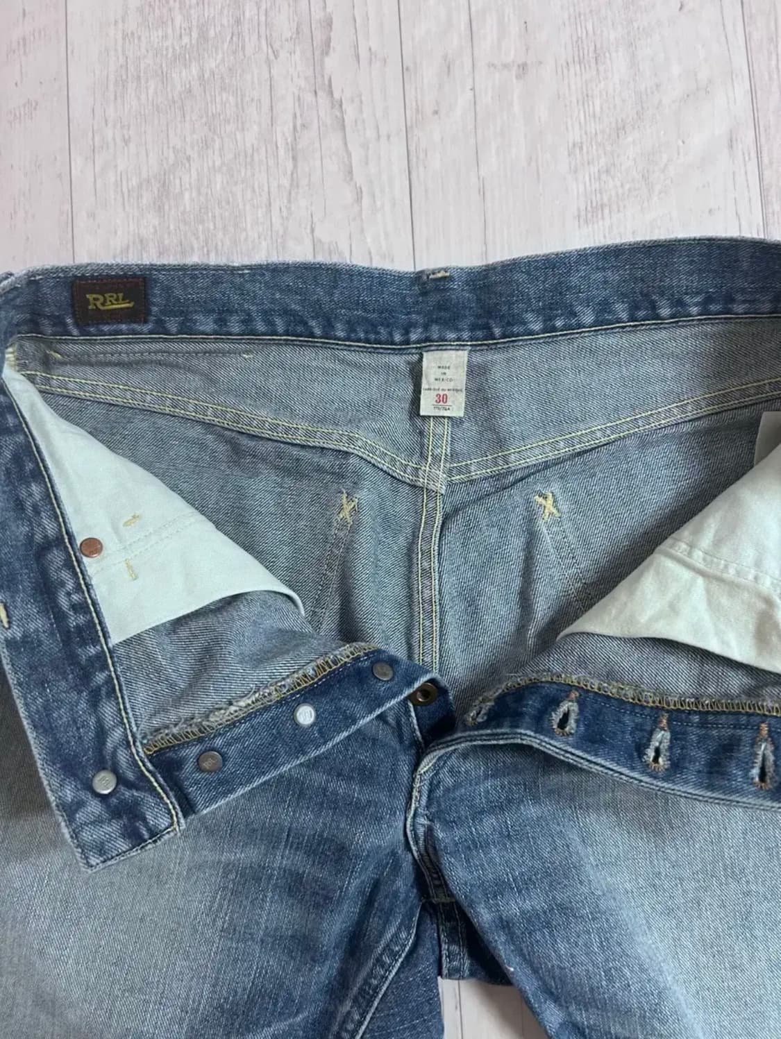 RRL 빈티지 파이브 포켓 데님 쇼츠 반바지 30 상품이미지3