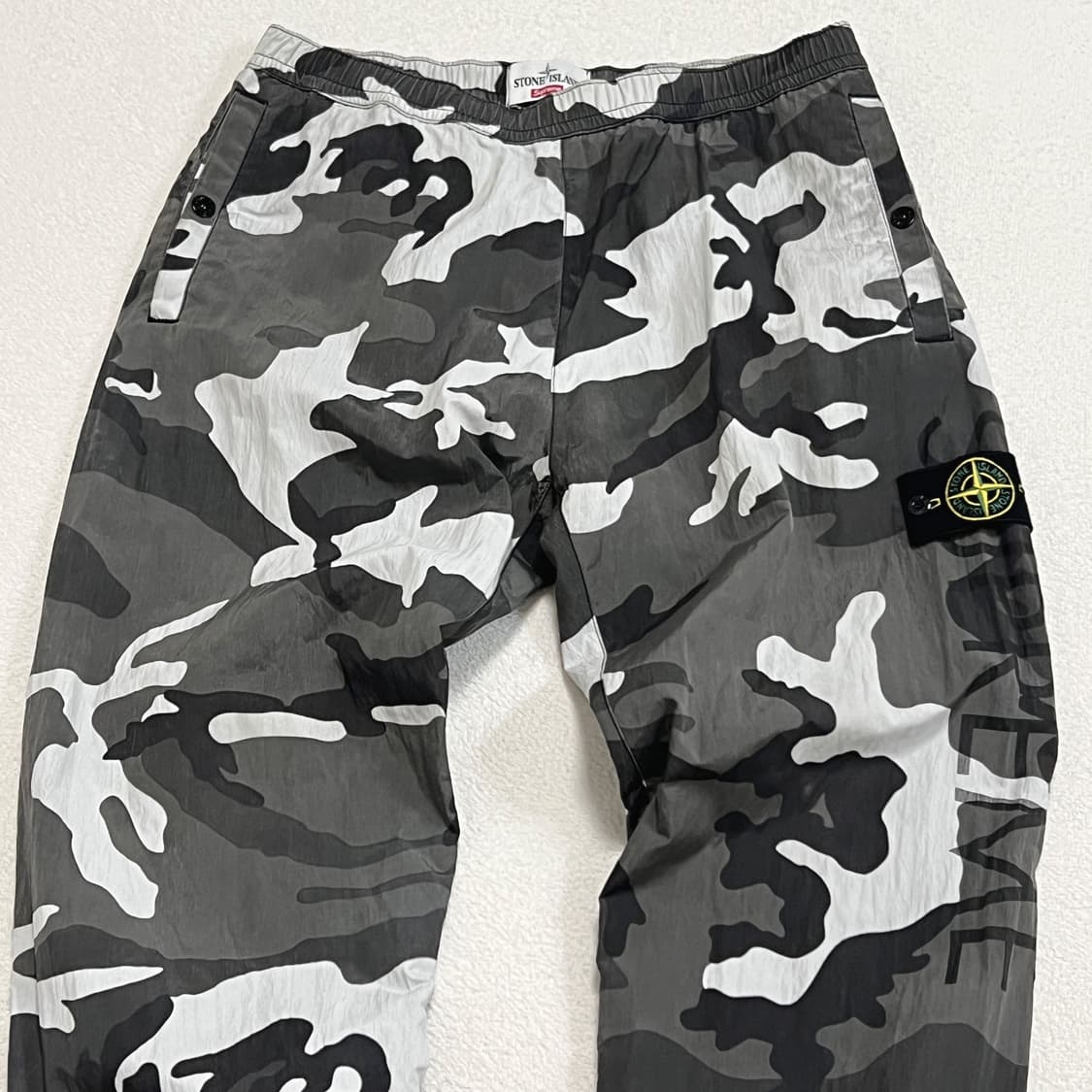 슈프림 스톤아일랜드 16SS 나일론 트랙팬츠 카모 상품이미지3