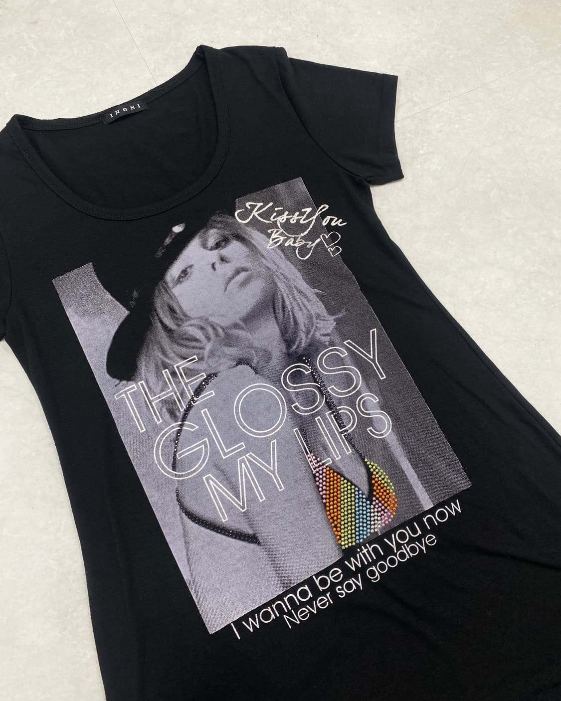 INGNI Glossy Lips Cubic T-shirt  상품이미지5