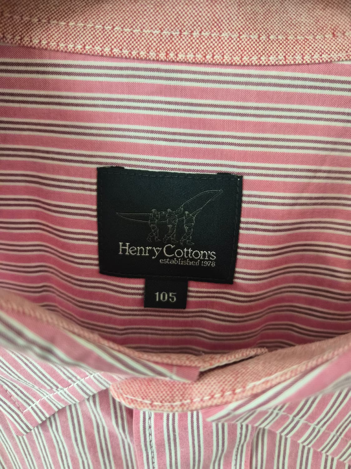 105) 헨리코튼 스트라이프 셔츠 팝니다 상품이미지3