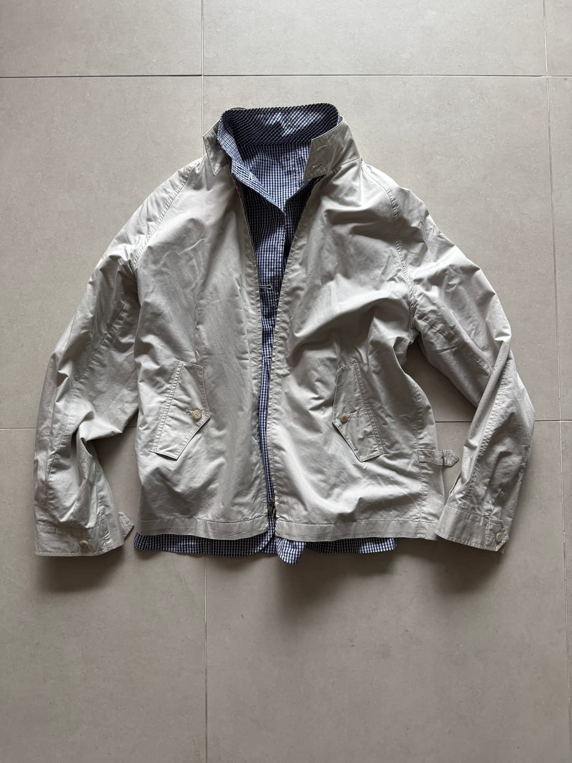 준야 와타나베 맨 꼼데가르송 바라쿠타 리버시블 해링턴 g9 자켓 상품이미지1