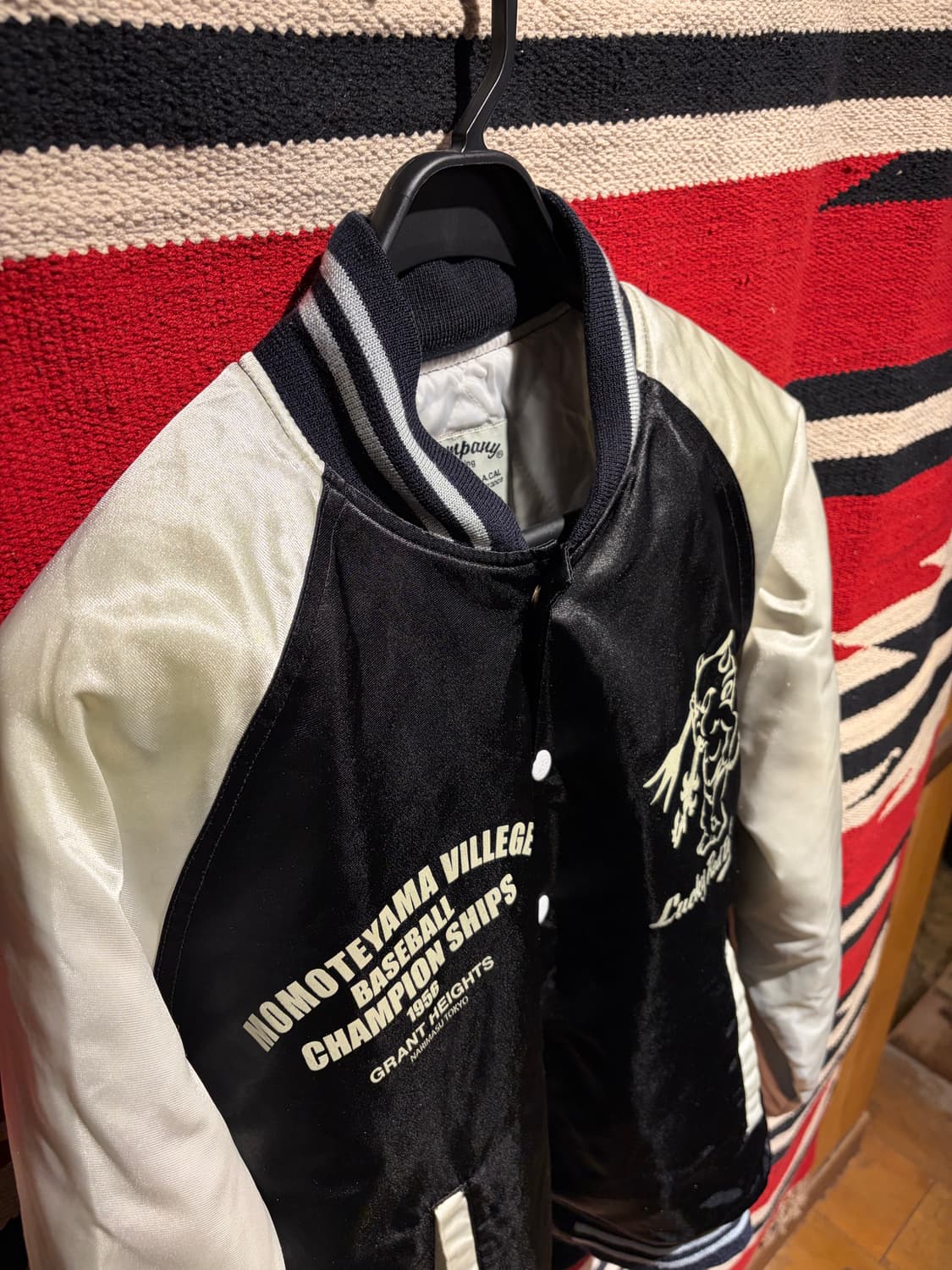 Ted company baseball jacket / 테드맨 사틴 자켓 상품이미지3