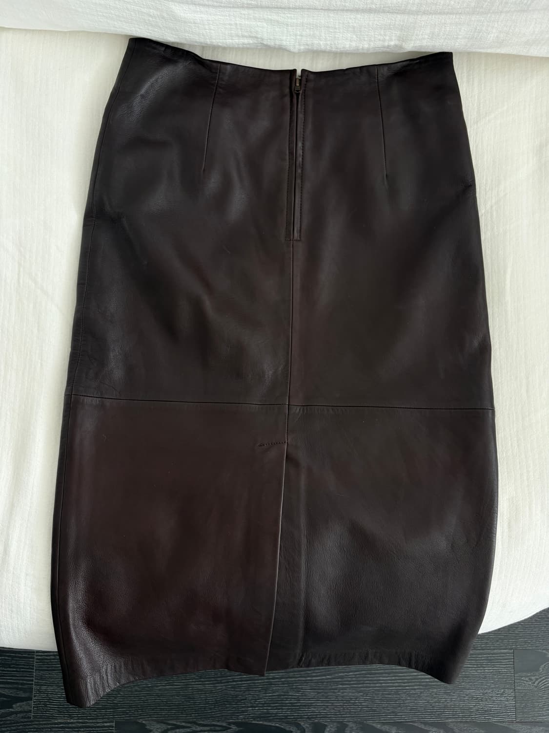 Rouje 루즈 가죽 미디 스커트 상품이미지7