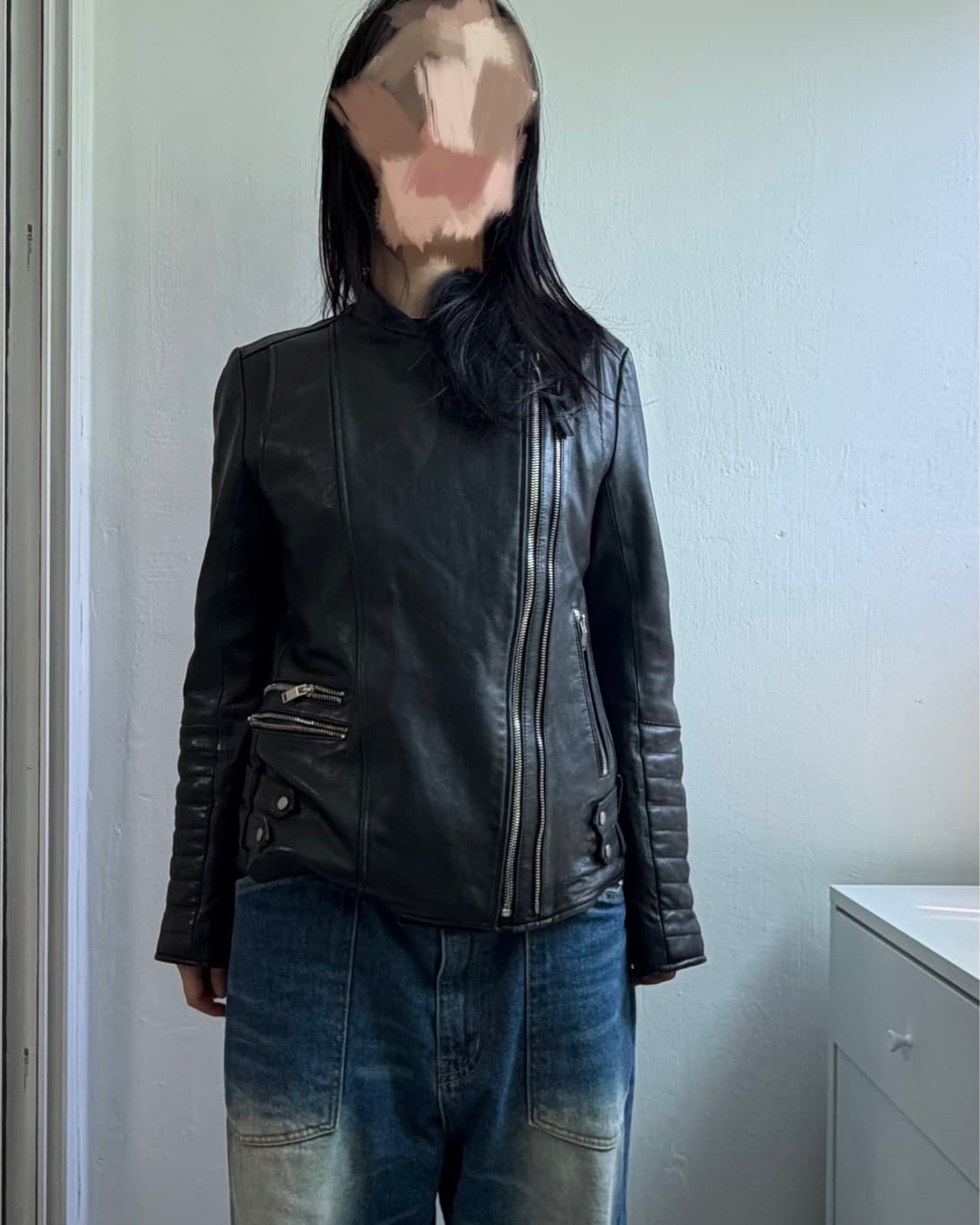 빈티지 라이더자켓 양가죽 상품이미지2