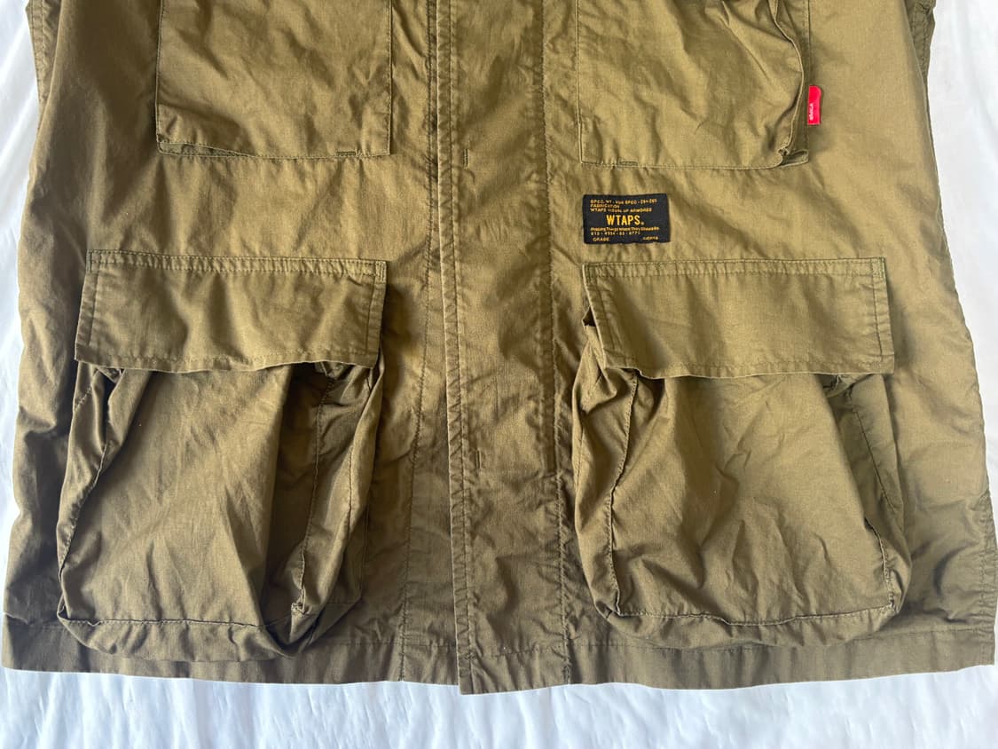 WTAPS 더블탭스 밀리터리 샴브레이 반팔 셔츠 상품이미지7