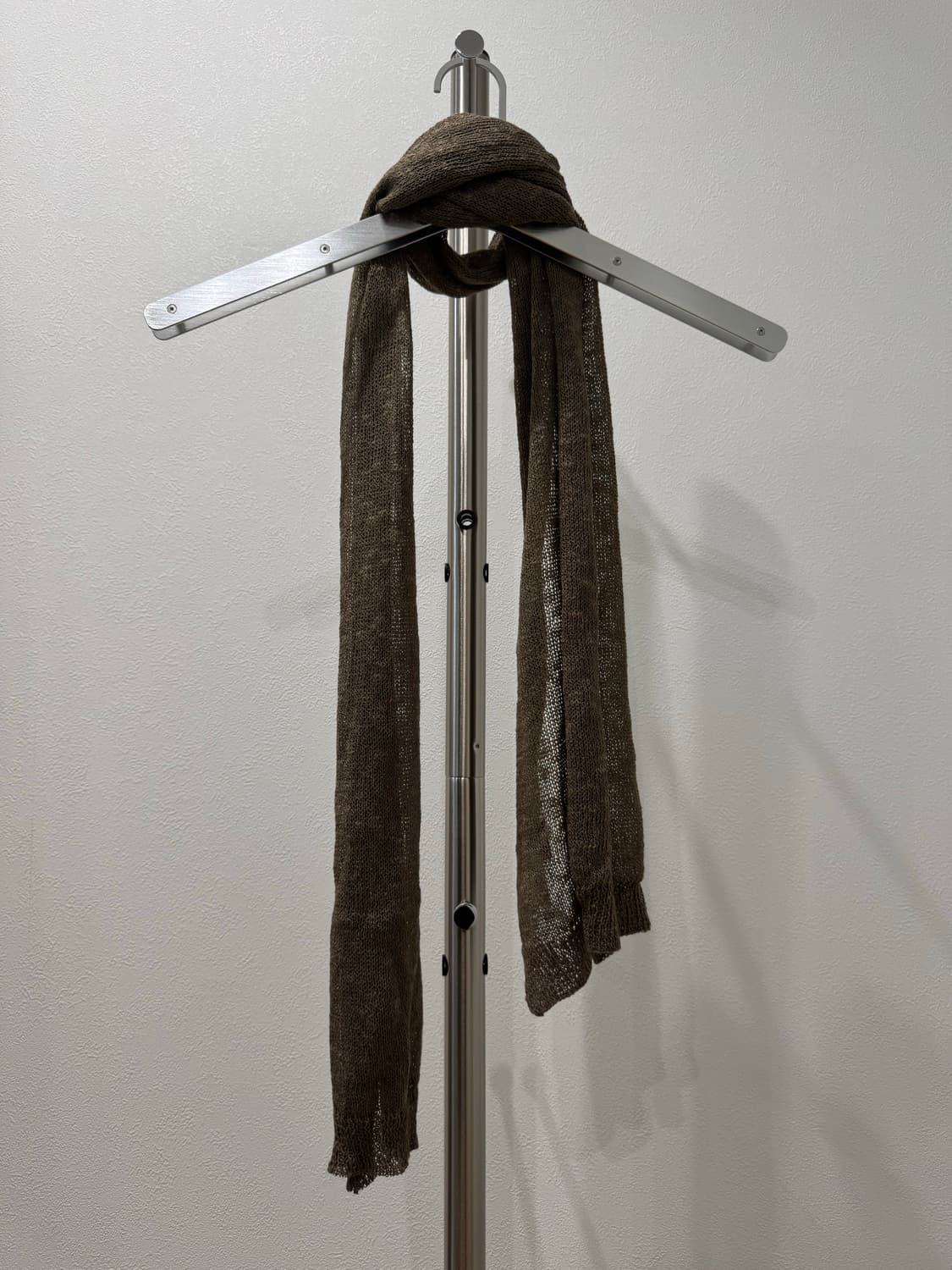 요지야마모토 00‘s 오가닉 패턴 카키베이지 머플러 상품이미지6
