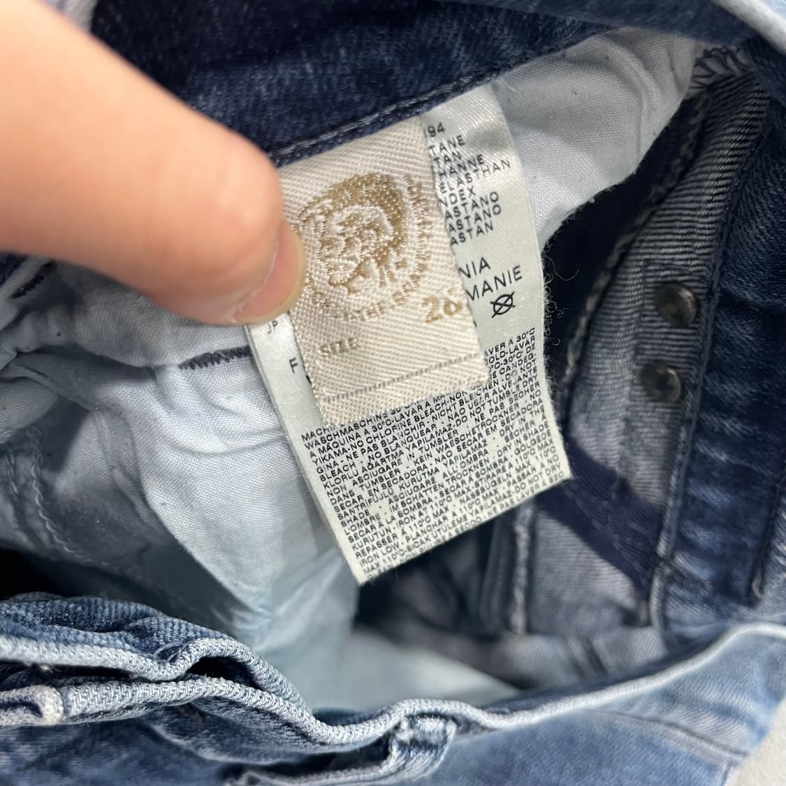 26 LIVY 디젤 워싱 슬림핏 스키니진 데님 팬츠 상품이미지7