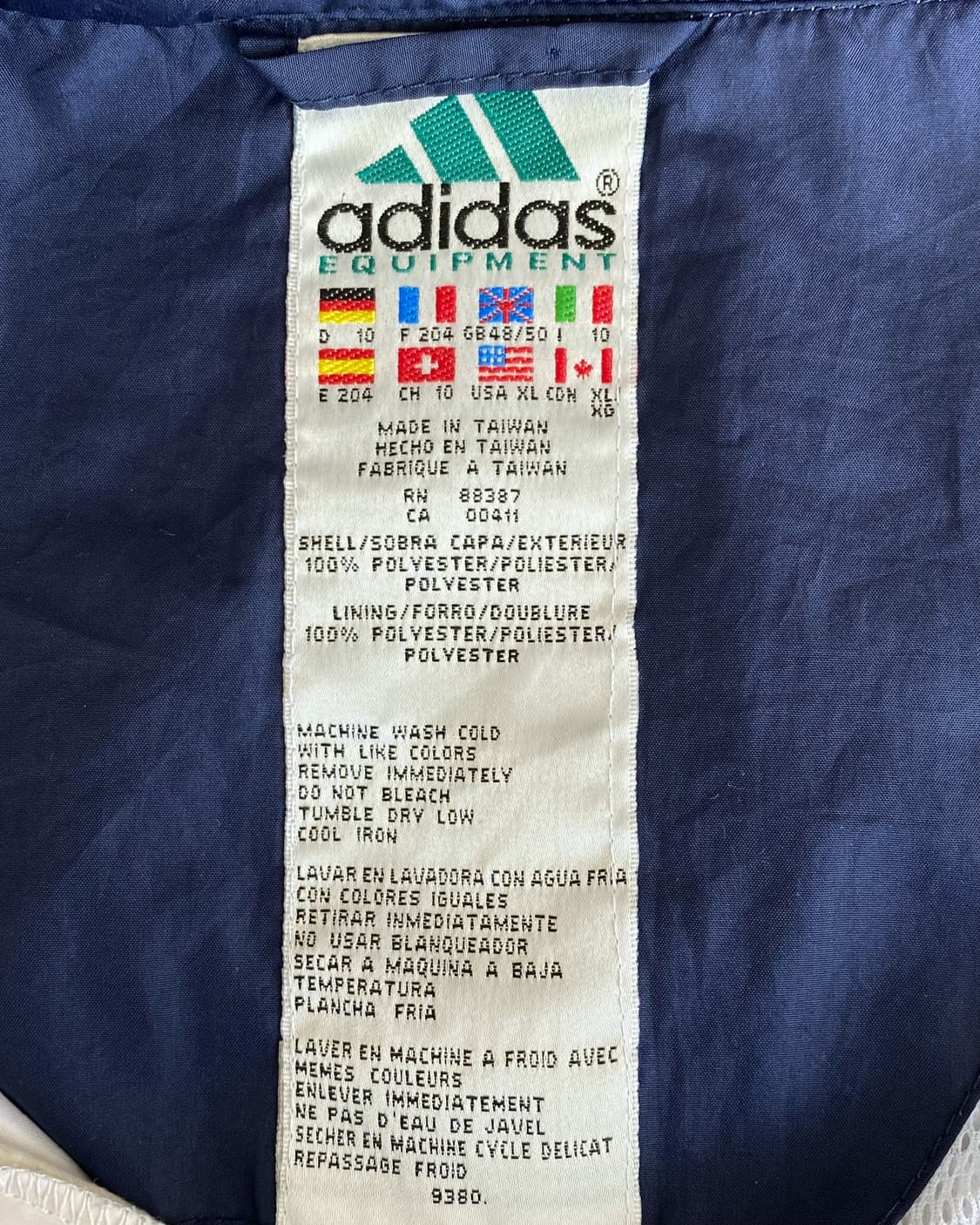 아디다스 이큅먼트 90‘s 빅 엠브로이드 윈드브레이커 상품이미지10