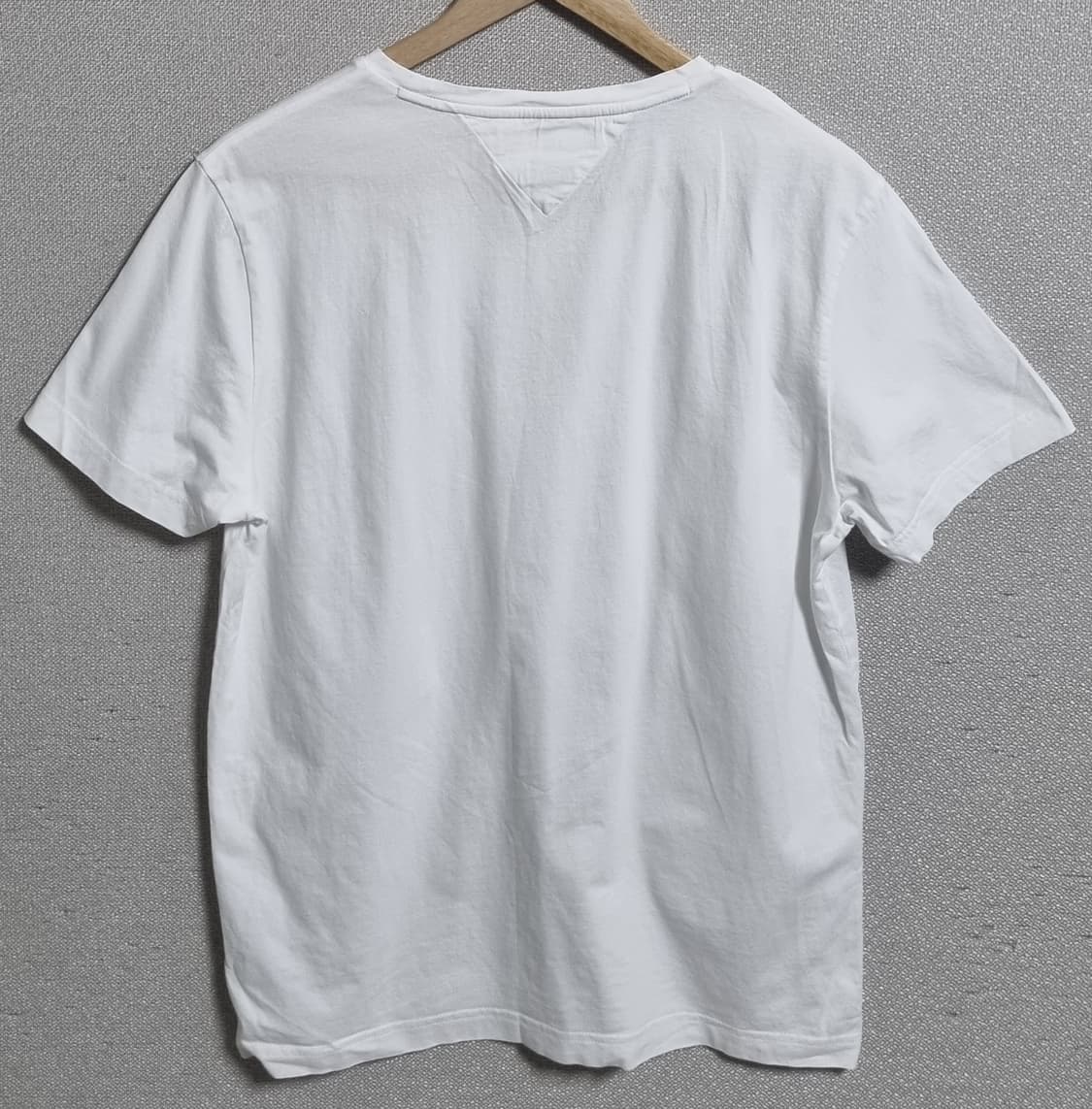 L ) 타미힐피거 화이트 오가닉코튼 반팔티 상품이미지2