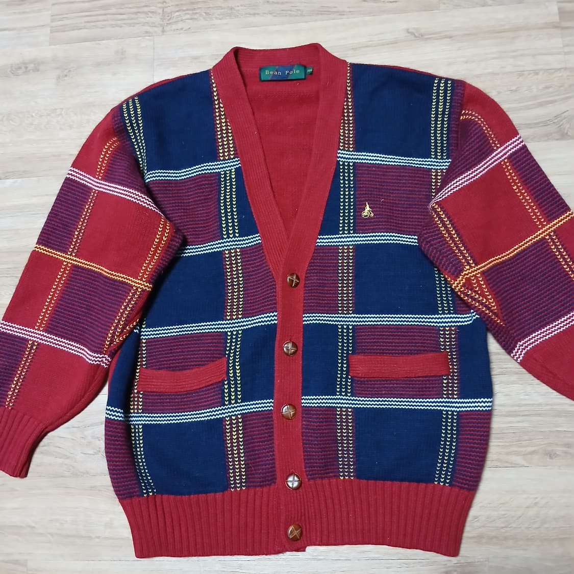 beanpole 빈폴 빈티지 올드스쿨 도톰 니트 가디건 상품이미지5