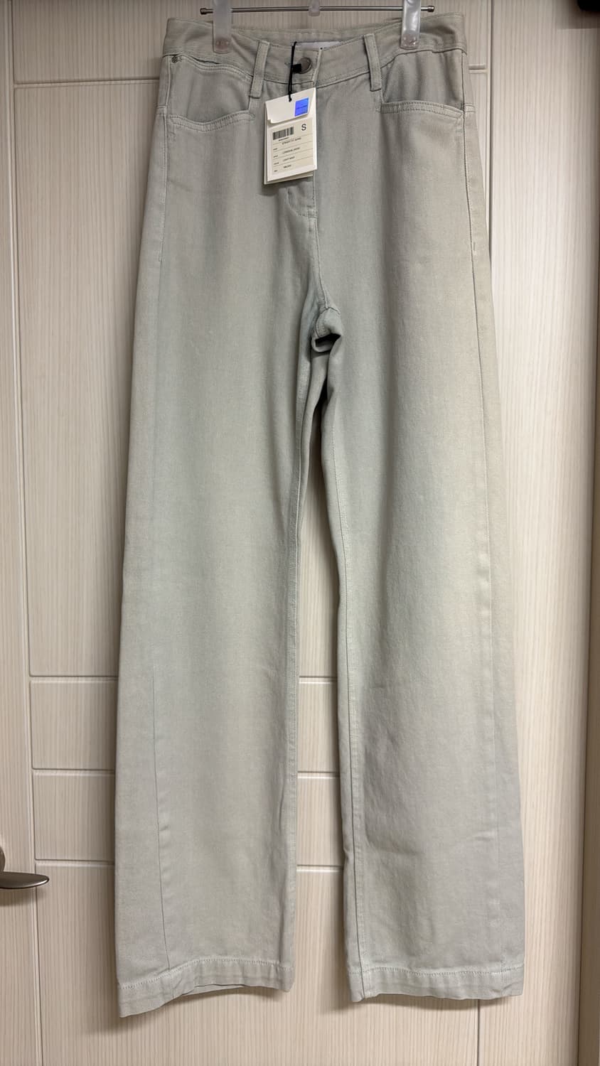 [새상품] straight fit jeans_light mint 상품이미지1