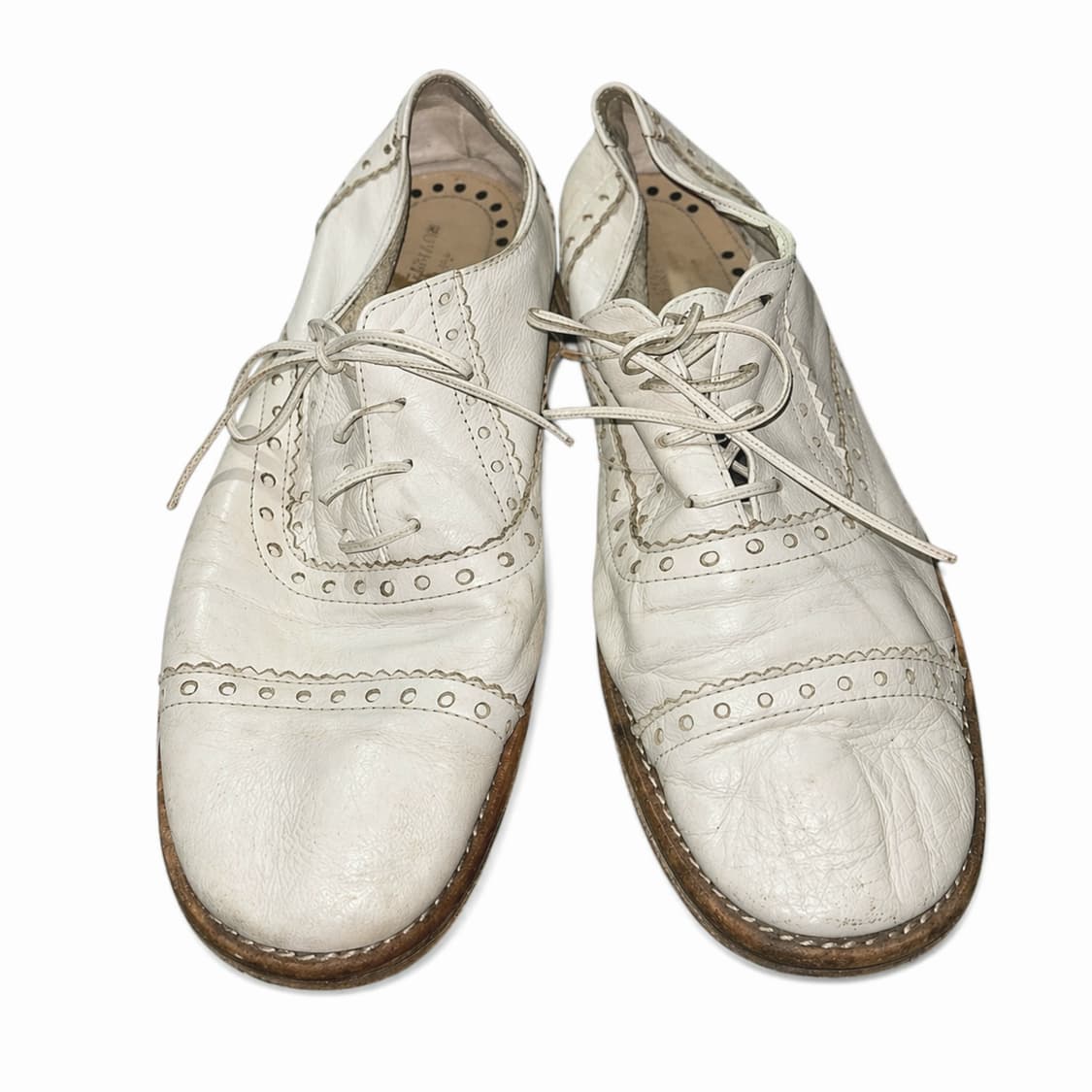 준야와타나베 꼼데가르송 레더 브로그 슈즈 상품이미지2