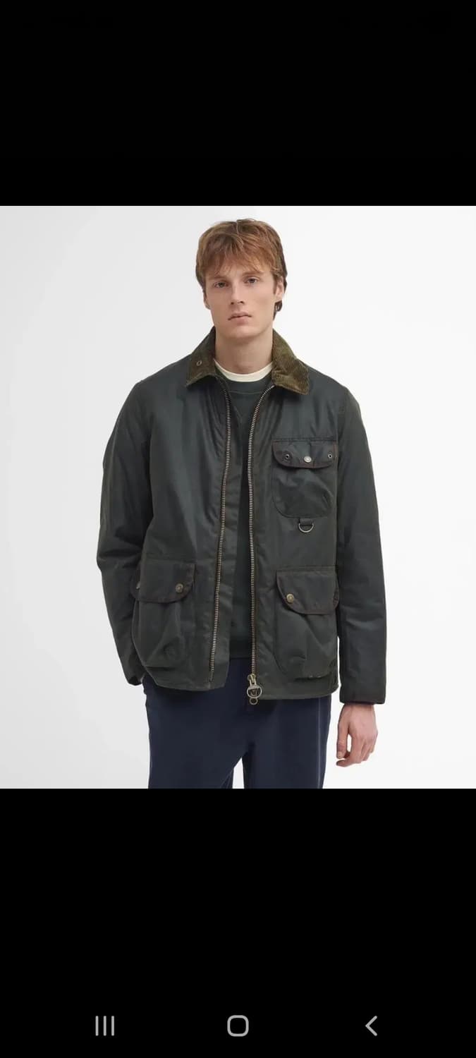 바버 앵글러 자켓 L사이즈 세이지그린 상품이미지4