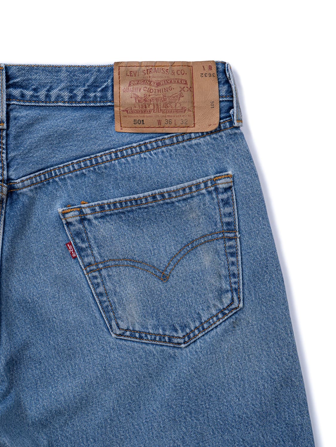 90s Levi's 501 Washed Denim Pants 상품이미지2