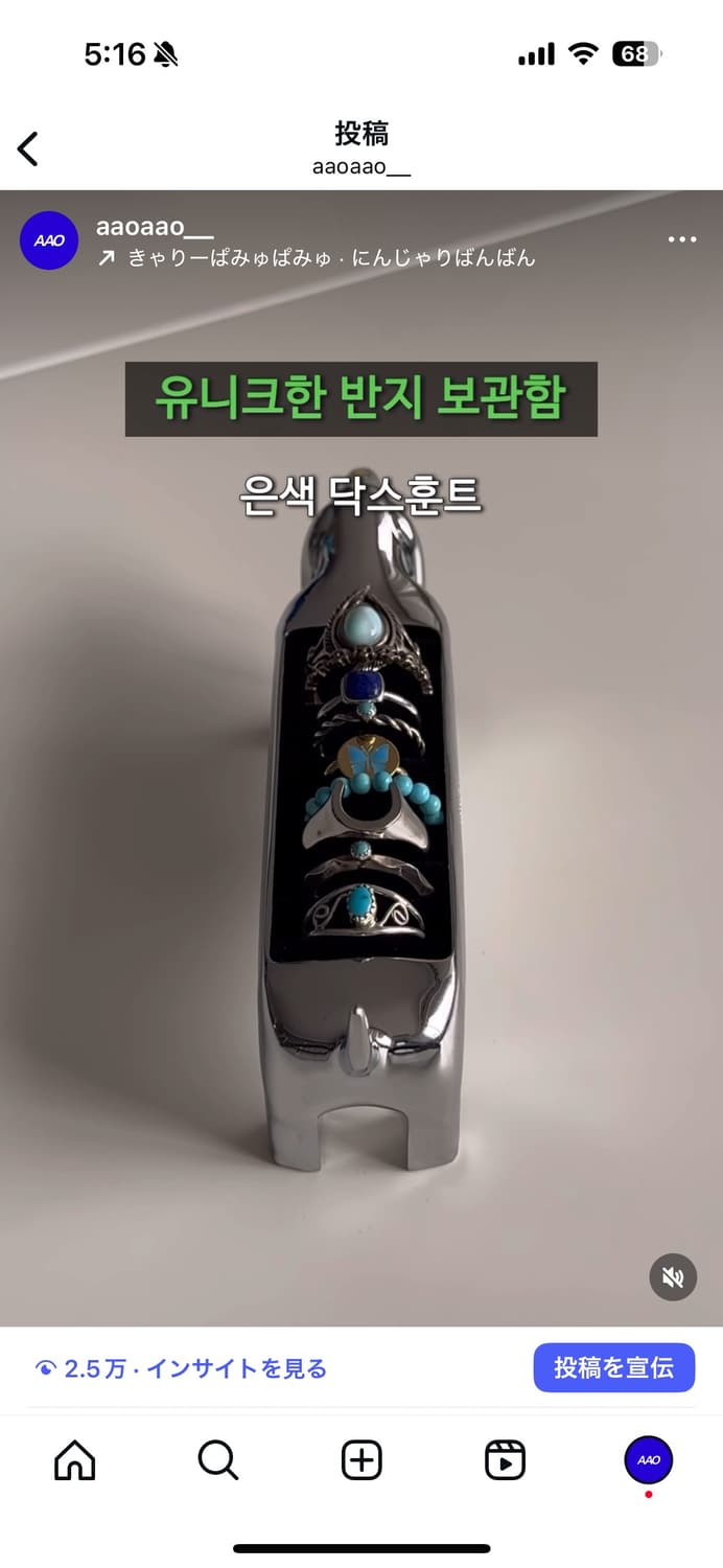 CROWN RING + 닥스훈트 키홀더 상품이미지2