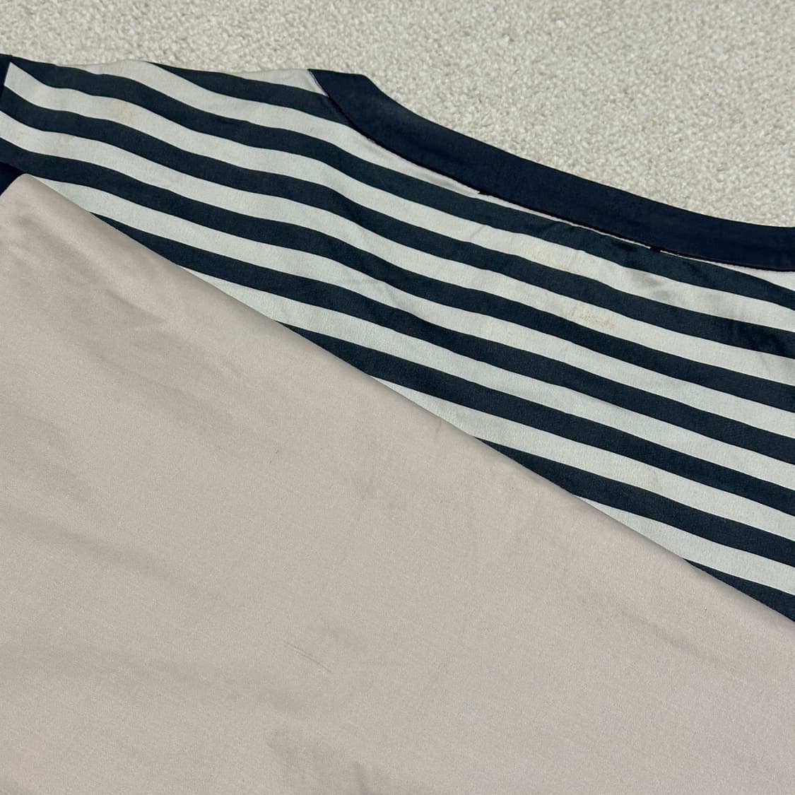 막스마라 스트라이프 배색 반팔 원피스 상품이미지9
