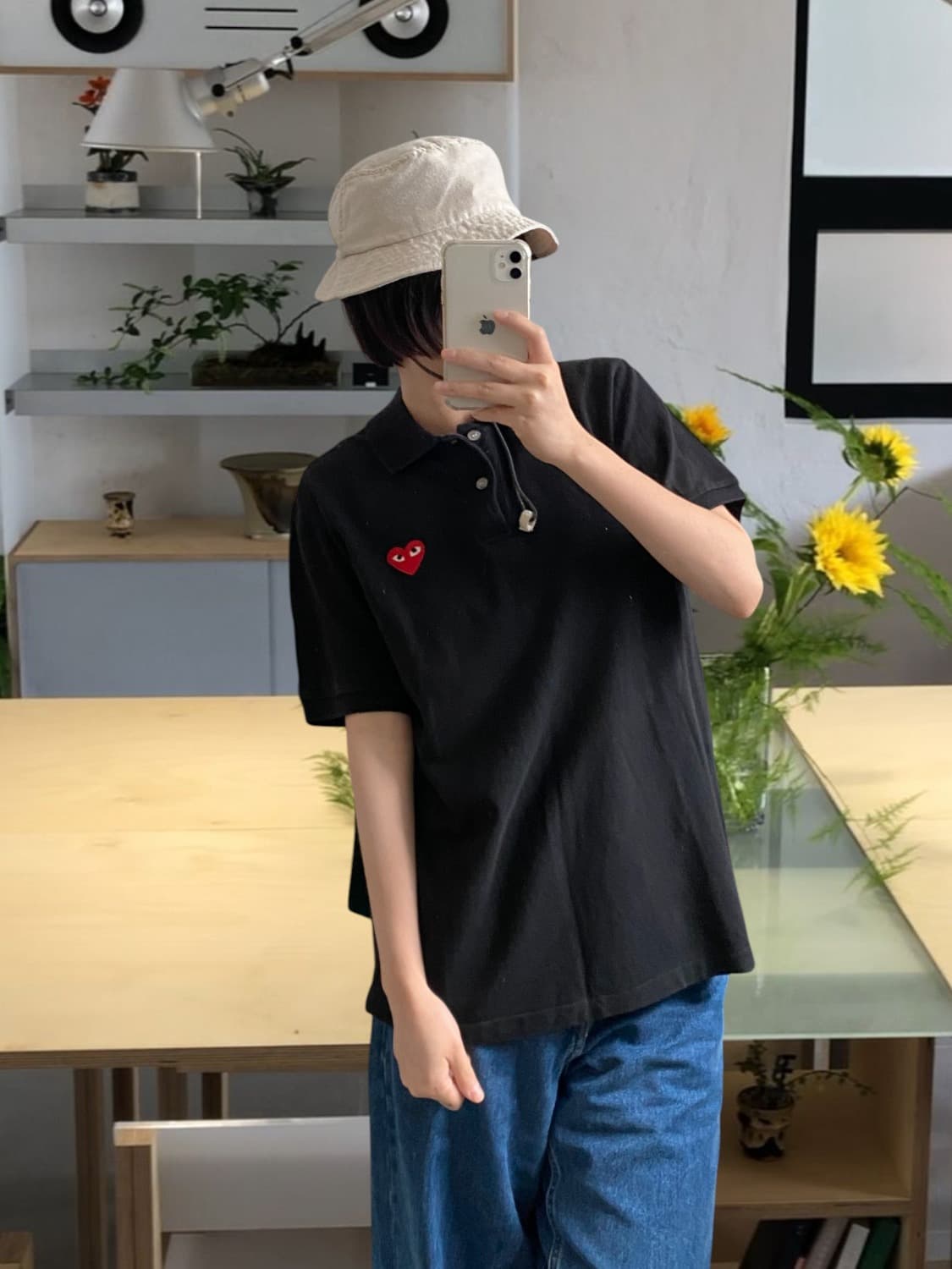 꼼데가르송 1/2 티셔츠 (Woman L) 상품이미지1