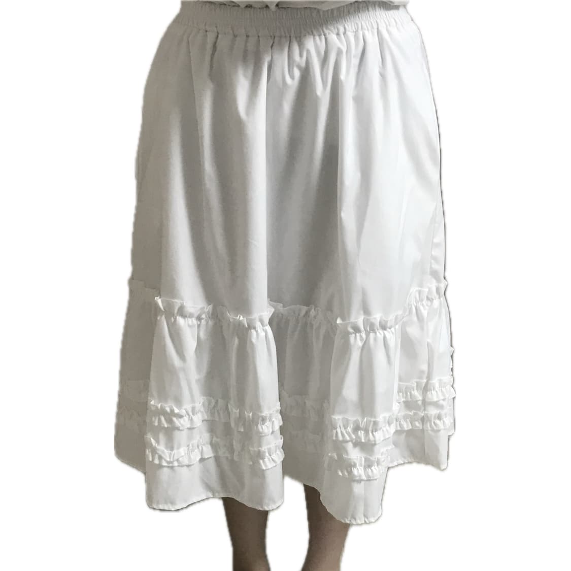 화이트 프릴스커트 상품이미지1