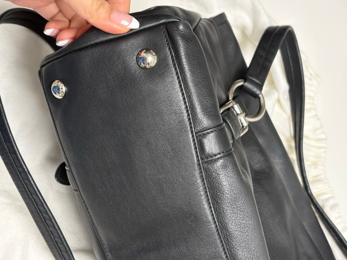 프라다 가죽 빈티지백 상품이미지4