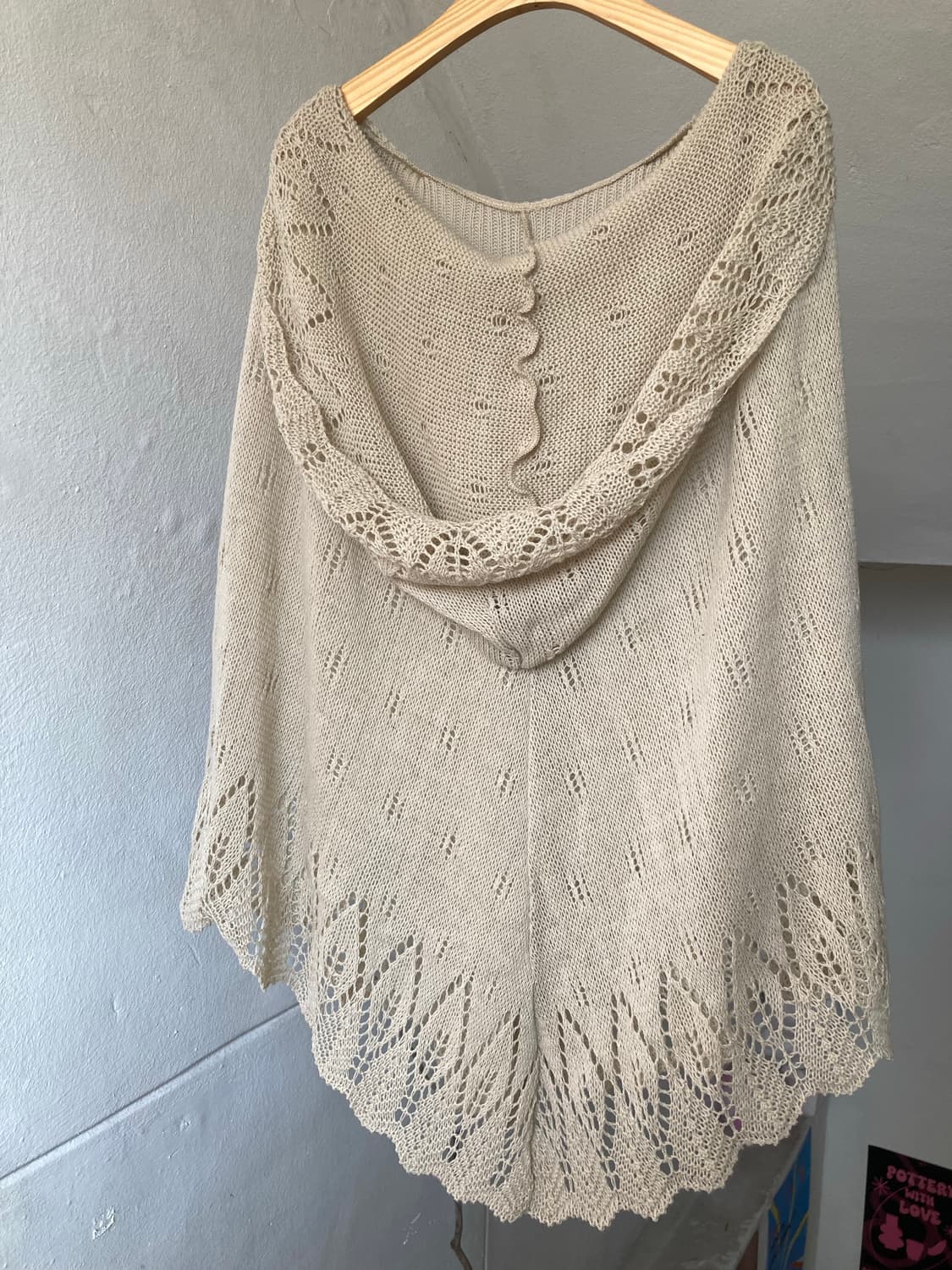 에스닉 판초 후디 케이프 상품이미지6