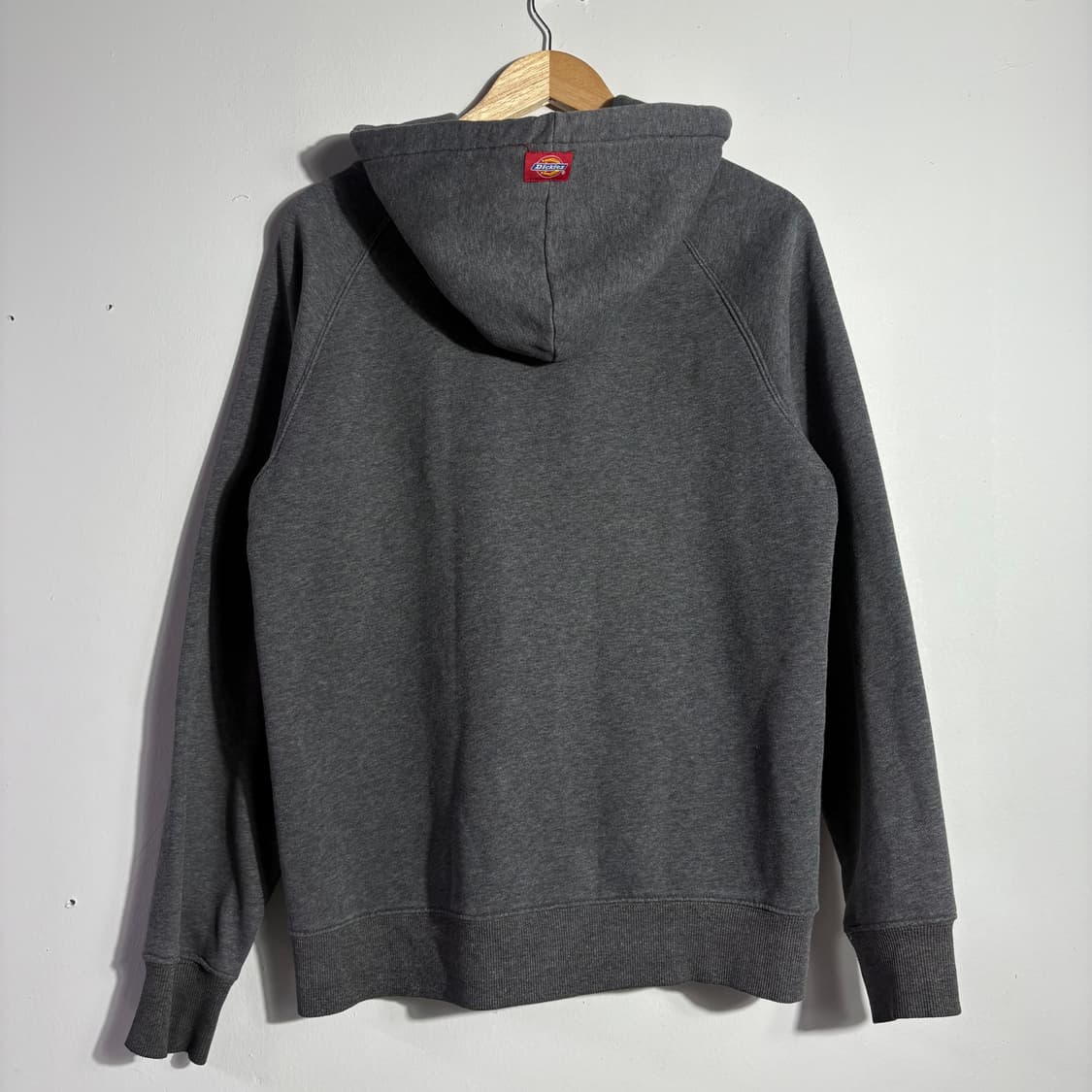 디키즈 로고 후드집업 차콜 (무료배송) 상품이미지5