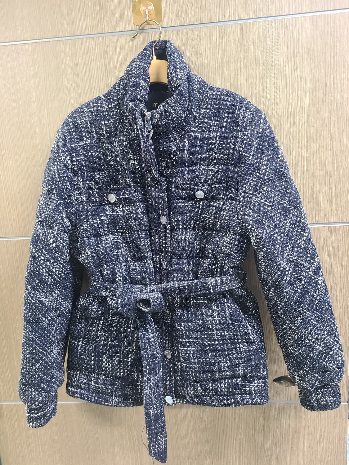 마쥬 트위드 밸티드  패딩 자켓 38 상품이미지1