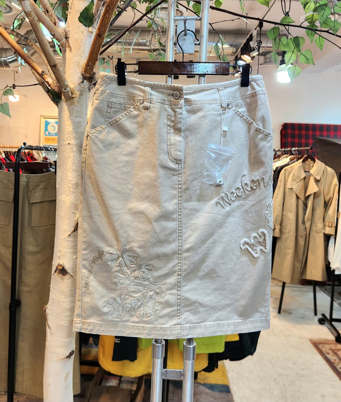 MAX MARA 막스마라 위크앤드 데님 스커트미사용품 상품이미지1