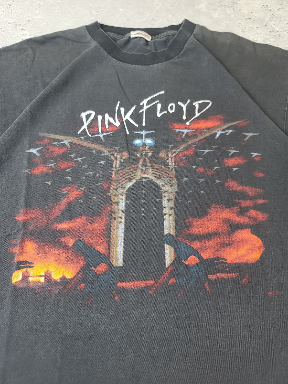 빈티지 Pink Floyd The Wall 밴드티셔츠 상품이미지3