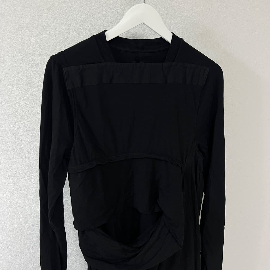 릭오웬스 15FW 다크쉐도우 레이어드 긴팔 티셔츠 롱슬리브 블랙 상품이미지5