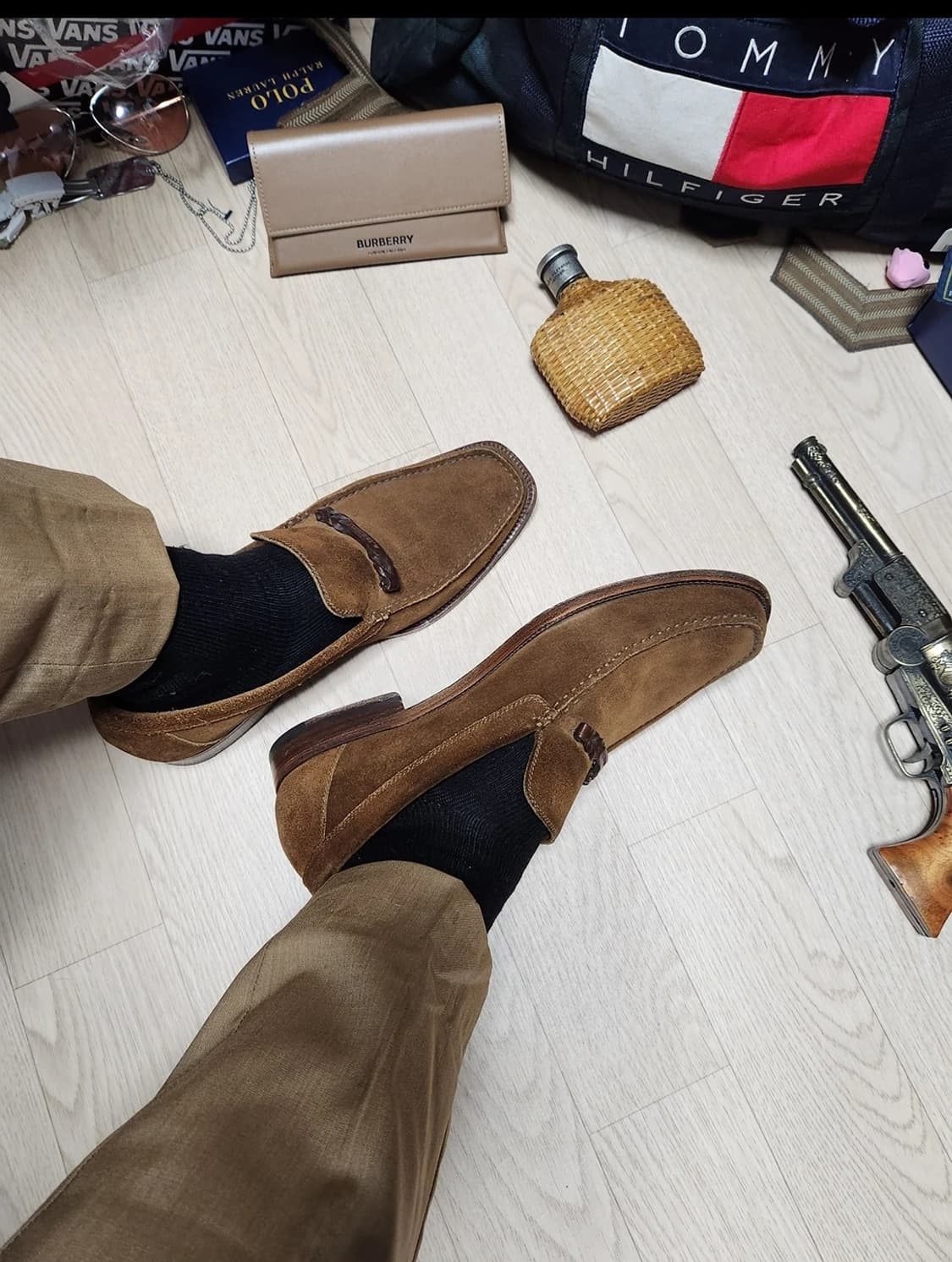 (ITALY)a.testoni 세미 스퀘어 토 라스트 스웨이드 테스토니  상품이미지4