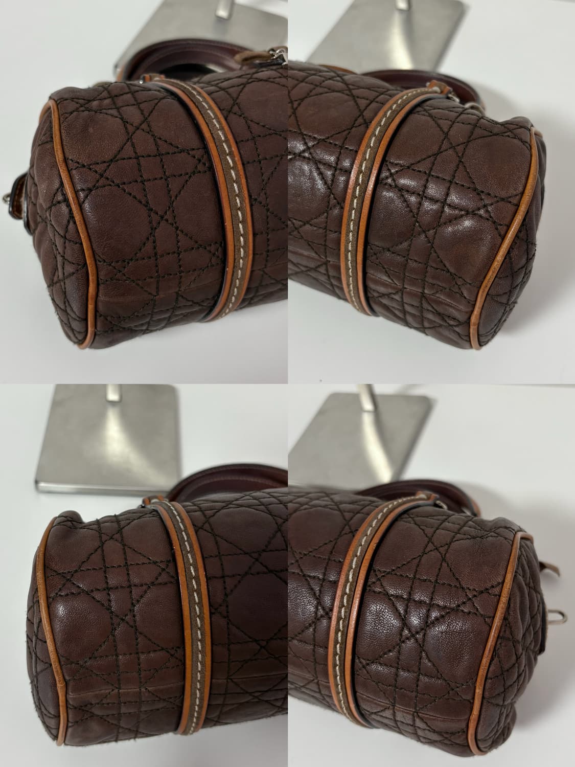 디올 로맨틱 토트백 레더브라운 상품이미지8