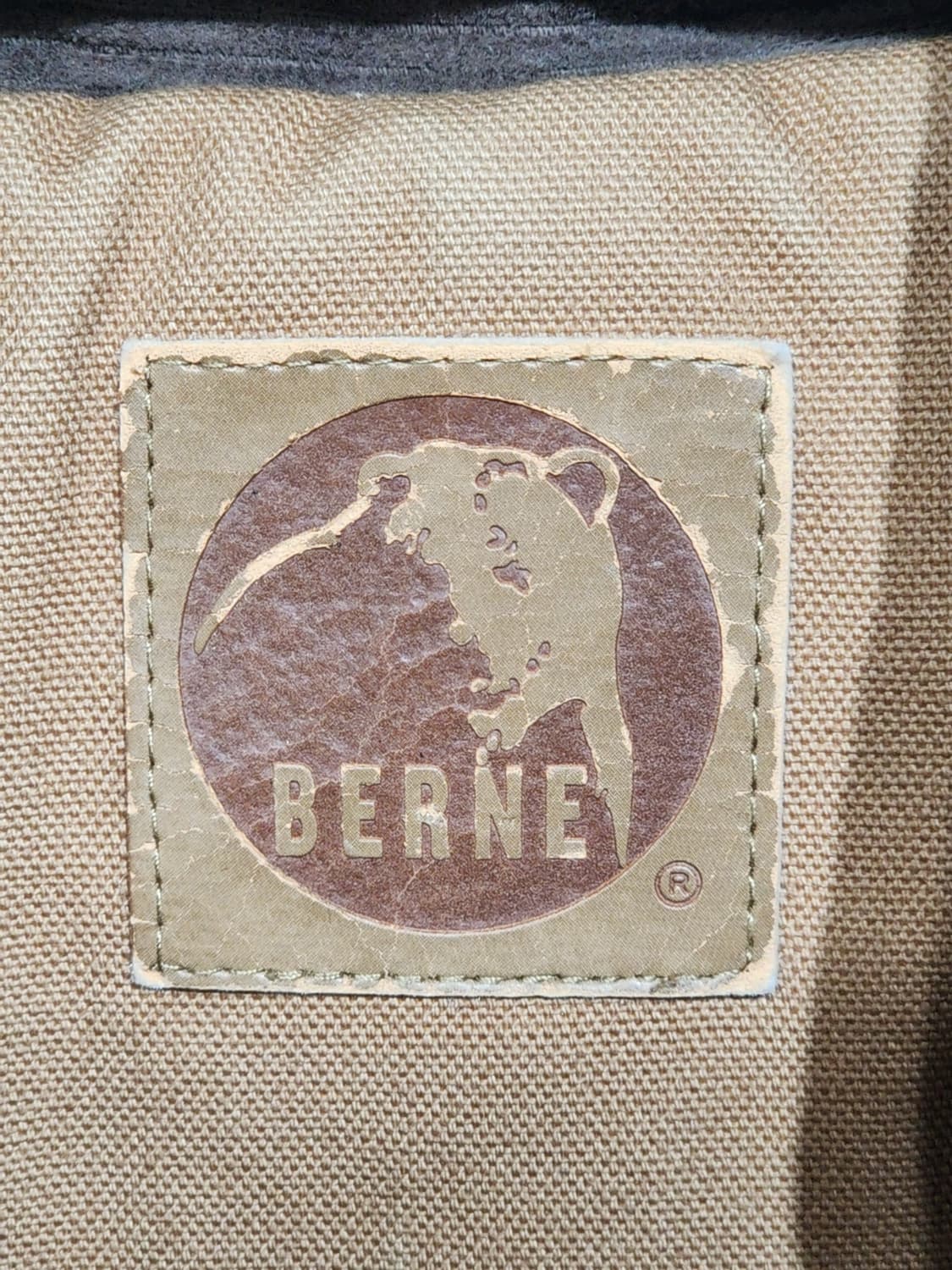 (M) 베른 초어자켓 된장색 워크자켓 안감누빔 아메카지 상품이미지3