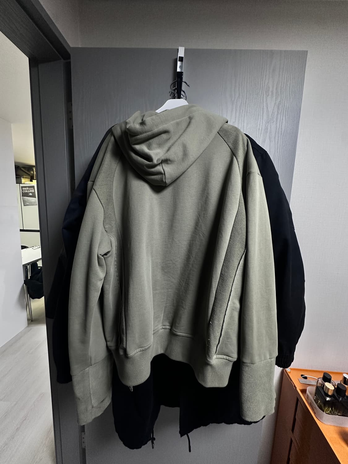 999휴머니티 후드집업 올리브 상품이미지2