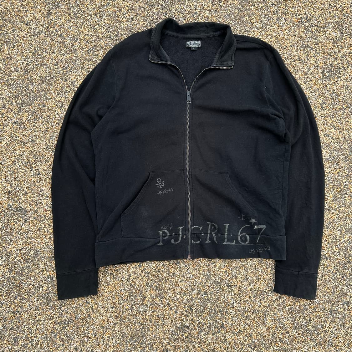 폴로 진스(POLO Jeans)블랙 로고 집업 상품이미지1