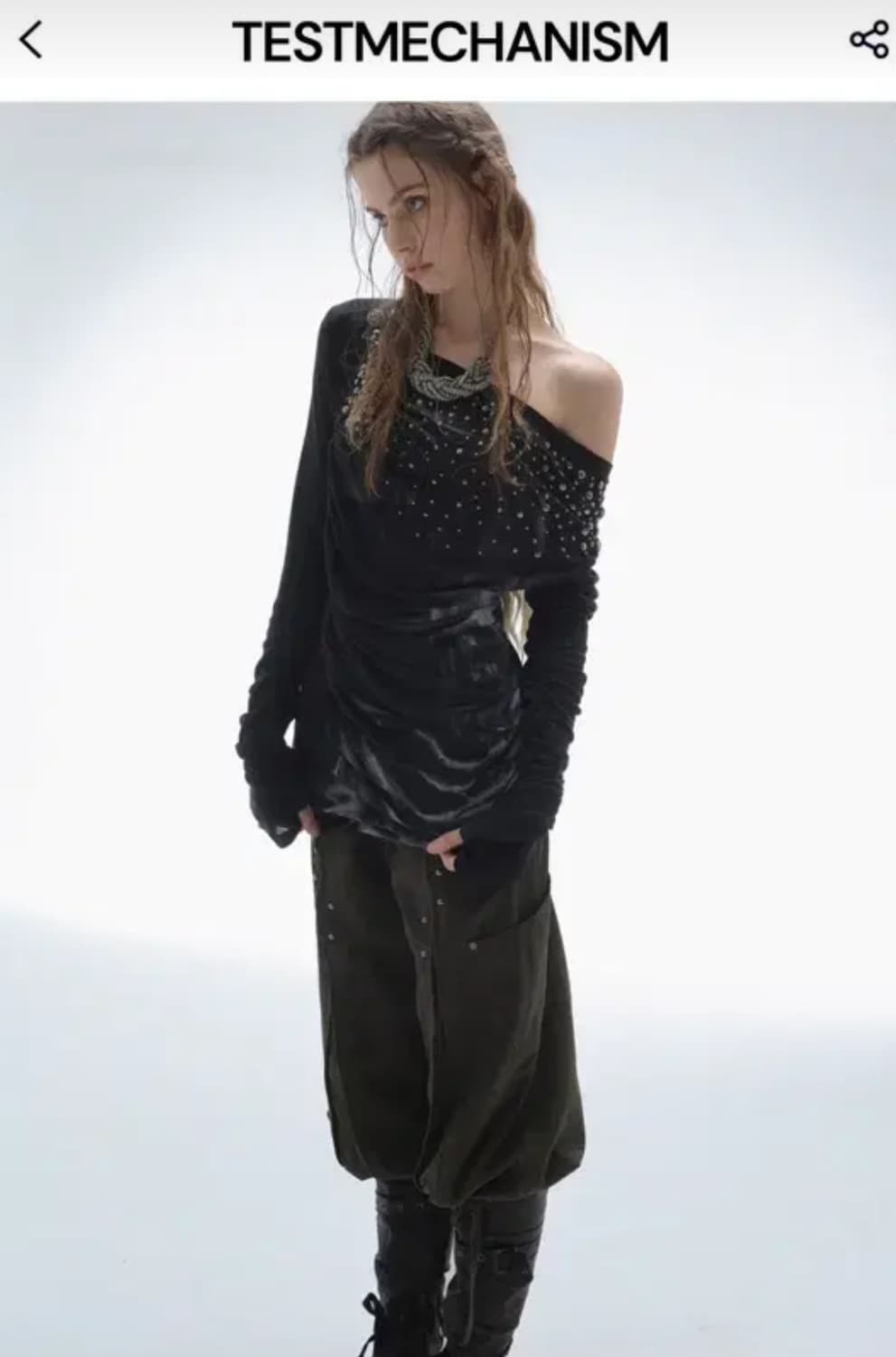 테스트매커니즘 slash shoulder base 롱슬리브 상품이미지2