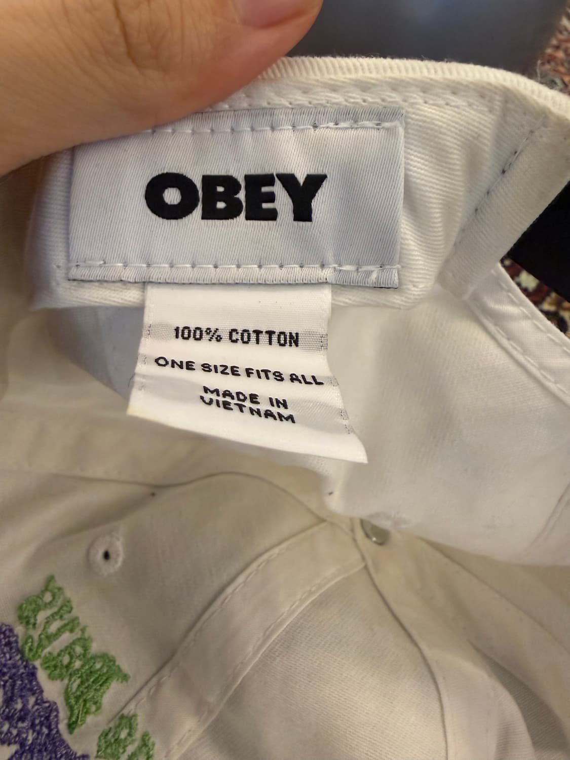 오베이 strange days 투톤캡 상품이미지4