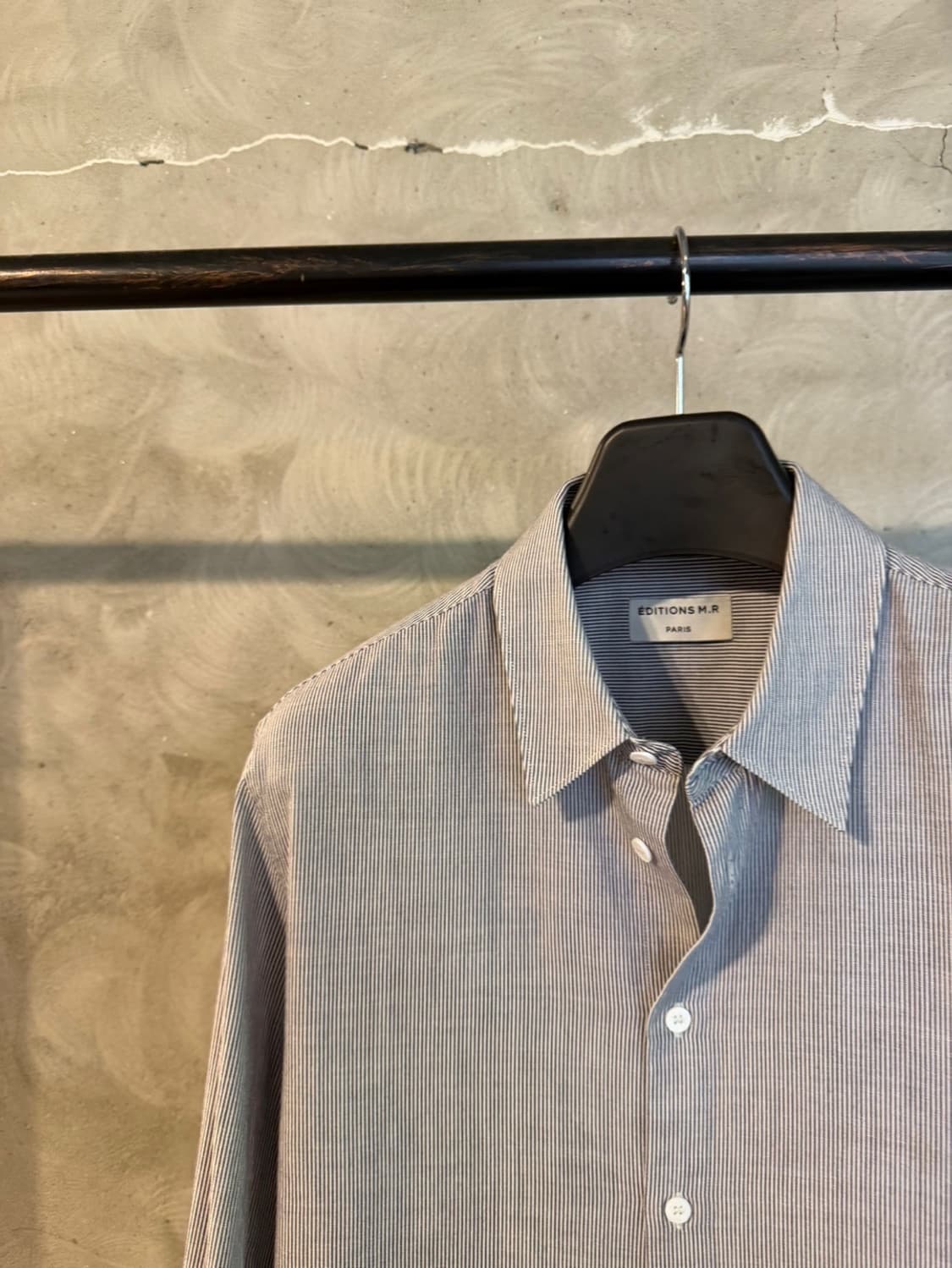 edition m.r paris 스트라이프 셔츠 남성100 상품이미지4