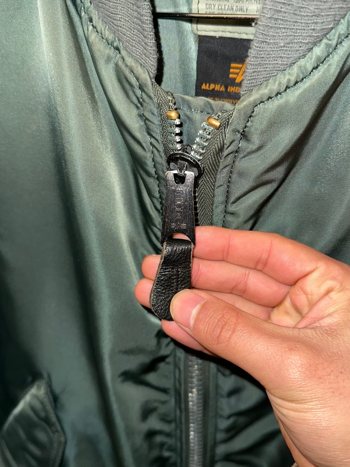 90’s Alpha Industries Ma-1 USA flight ja 상품이미지8