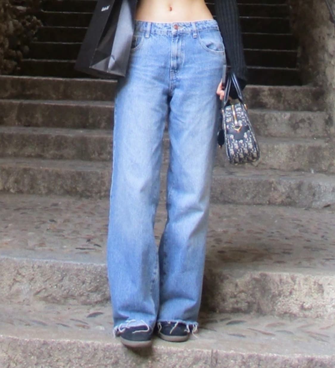 자라 데님 와이드 팬츠 상품이미지1