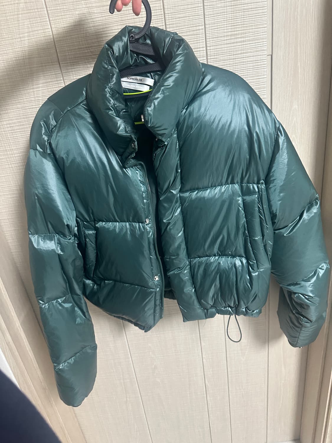 노프라블럼 덕다운 100 크롭 패딩 상품이미지1