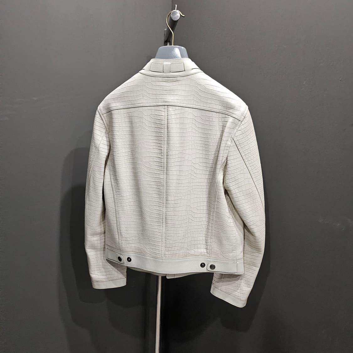 톰포드 크록이펙트 레더트리밍 가죽자켓 상품이미지3