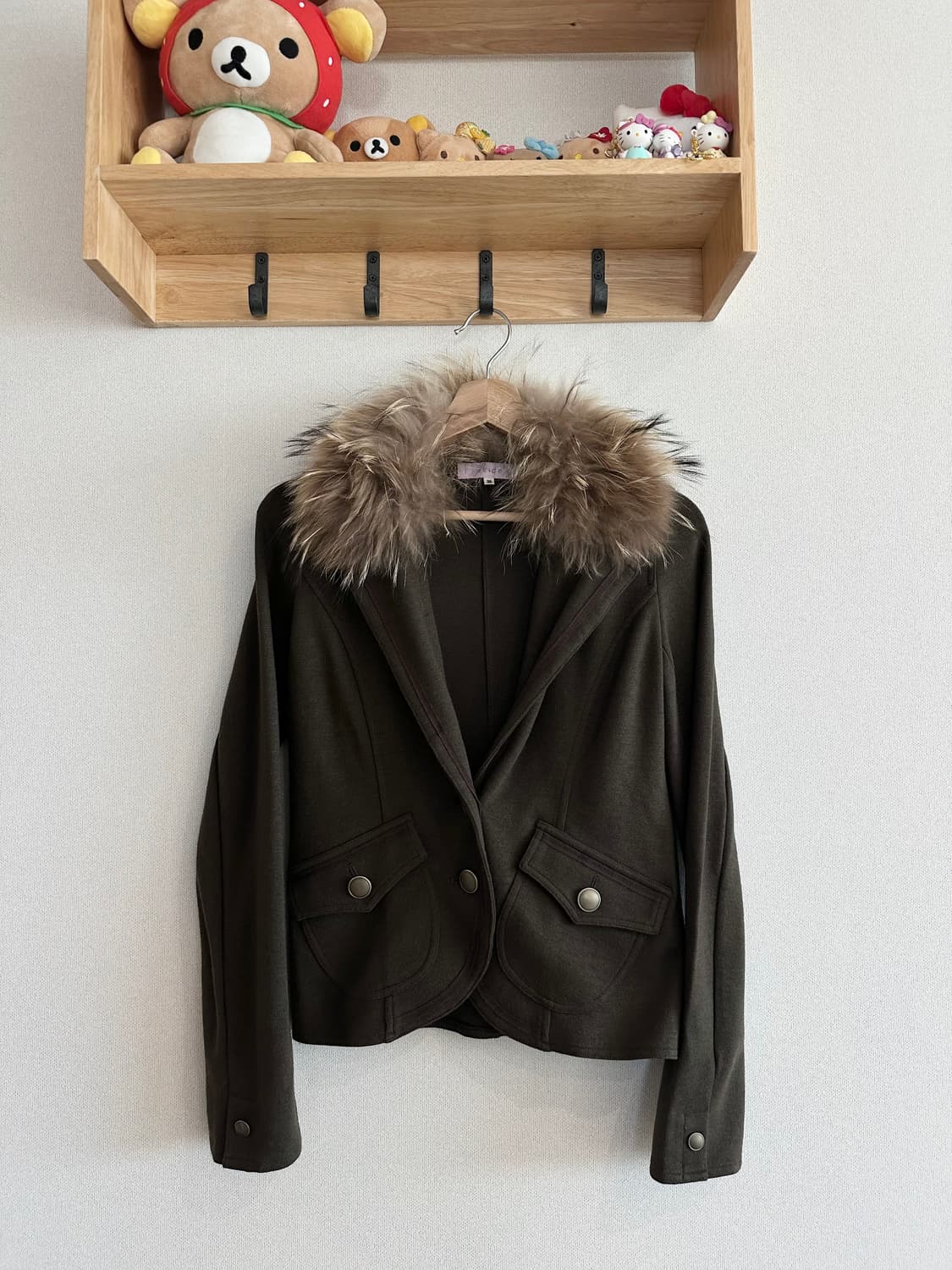 jpn acide 퍼 자켓 y2k 펑크 러힙 갸루 괴짜 상품이미지1