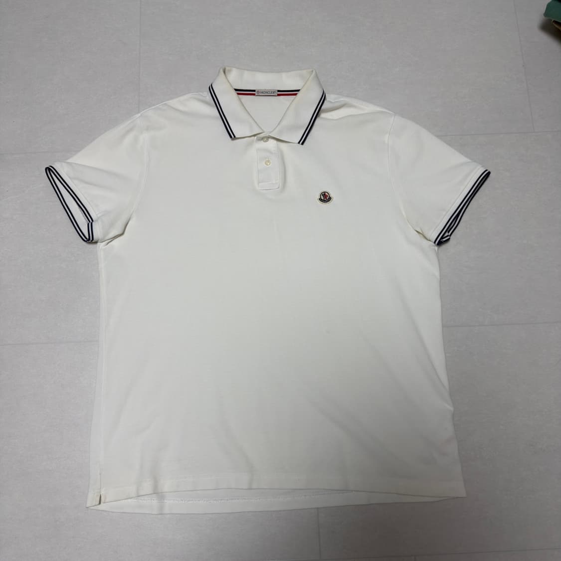 [3XL] 몽클레어 카라티 피케티 화이트 상품이미지1